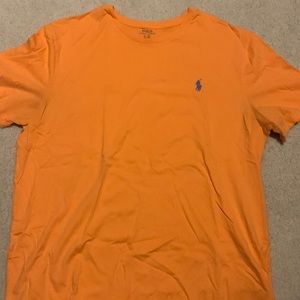 Orange polo Ralph Lauren shirt